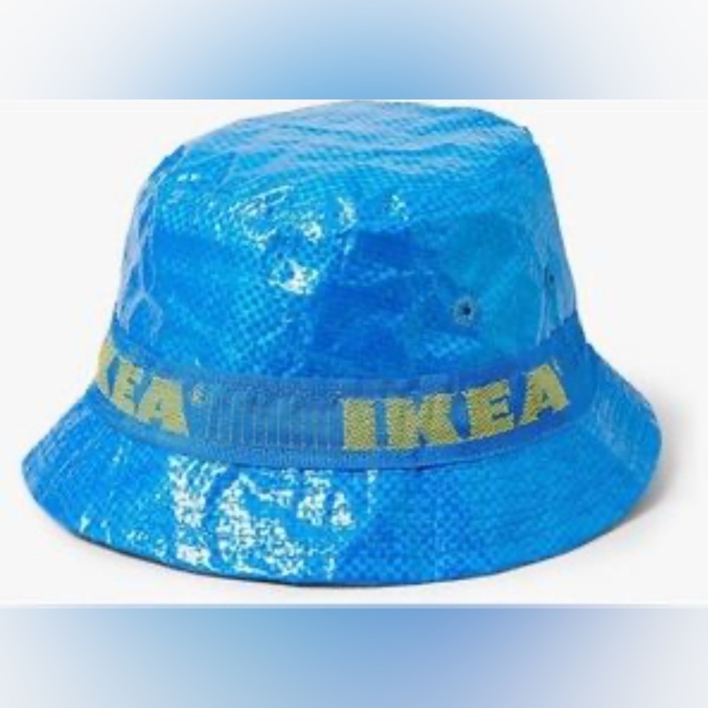 IKEA KNORVA Blue Bag Bucket Hat (One Size)